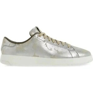Cole Haan Grandpro Sneaker In Dove Metallic Camo Leather